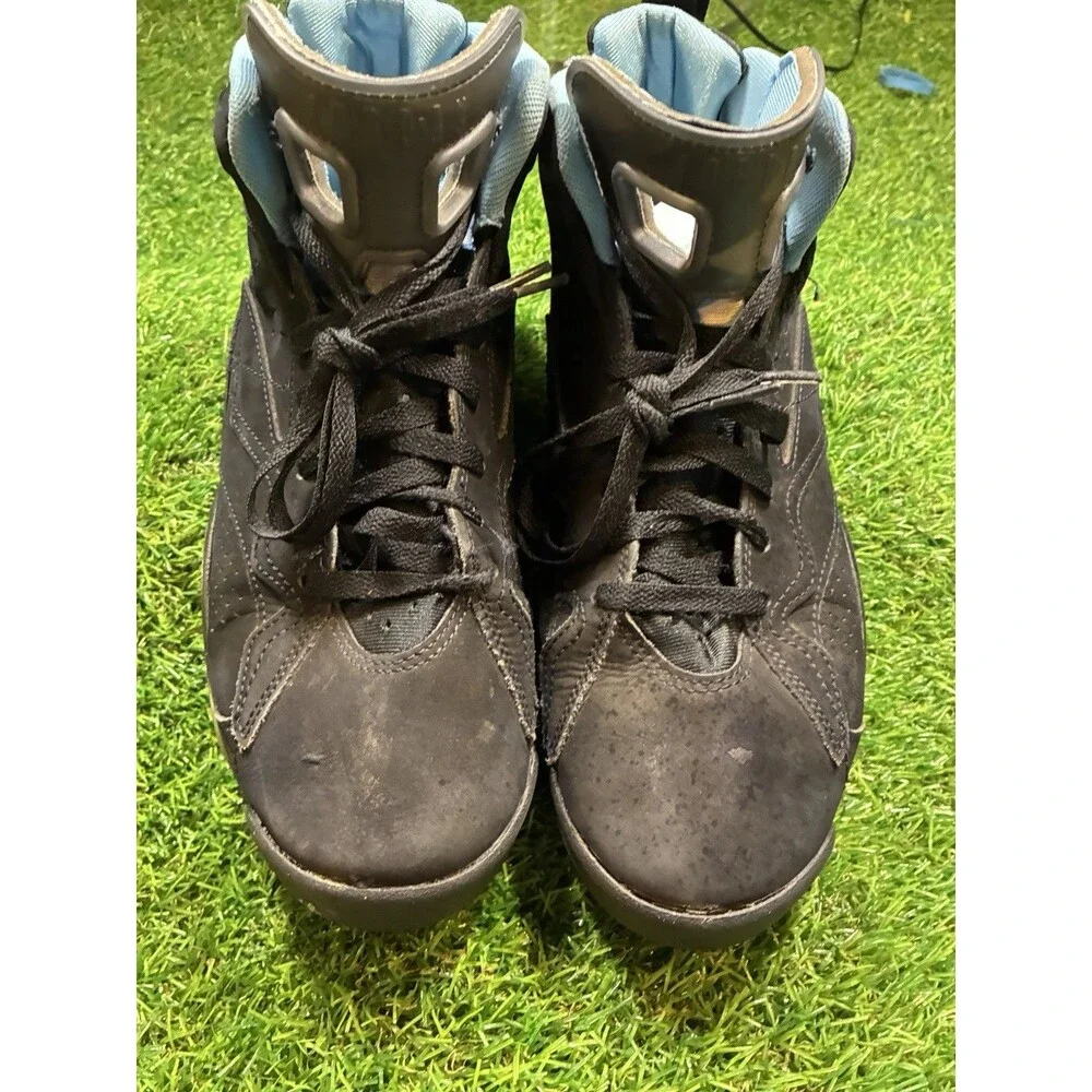 Nike Air Jordan 6 Retro UNC Black University Blue Men’s Size 9.5 DZ4474-004